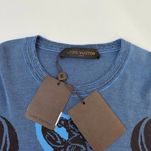 New Louis Vuitton Chapman Giraffe Crewneck Sweater - Picture 4 of 8